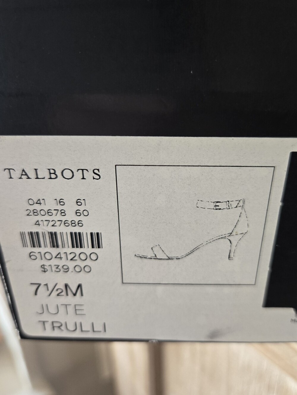 Nude Ankle Strap Kitten Heels By Talbots, 7.5, Party, Wedding - Picture 6 of 7